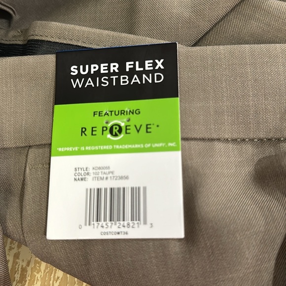 NWT Kenneth Cole Reaction Men’s Techni-cole Performance Dressing Pant - Picture 9 of 9